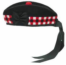 New Scottish Black Wool Blended Glengarry Hat With Pompom 6 Designs Ebay Kilt Accessories Black Wool Scottish Hat