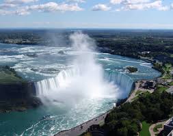 Es ist mal wieder an der zeit virtuell auf reisen zu gehen: Niagarafalle Wikipedia