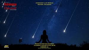 Early Perseid Meteor Shower Live Stream In 4k Friday Youtube