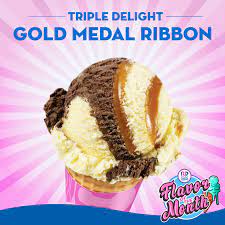 Gold medal with ribbon product details: You Got That Right Gold Medal Baskin Robbins Pakistan Facebook