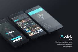 What is the best free app/web to build an app mockup (can be used together with a partner)? Modpic App Ui Mockup Sketch File Graphic By Webhance Creative Fabrica