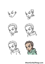 Boondocks Drawing - How To Draw Boondocks Step By Step