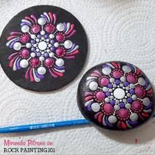 Mandala rock painting for beginners. Mandala Dot Painting Tutorial For Beginners Novocom Top