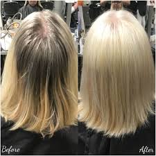 This reduces the pigment in your hair, resulting in a lighter color. Bleach Retouch Using Blondor With 20 Vol Bleach Wash Towards The End To Freshen Up The Ends We Use Thermal Image Perfect M Long Hair Styles Hair Styles Hair