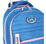 Kit Mochila Carrinho 360 Haste Dupla Porta Notebook Stitch - Luxcel