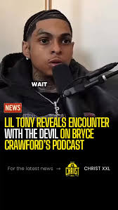 During a recent podcast with Bryce Crawford, rapper Lil Tony opened up  about a personal encounter with the devil , “After that that’s how knew God  was real” , #christ #jesus #gospel #christianity ...