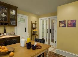 yellow kitchen, dining room paint