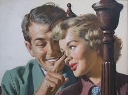 ARTHUR SARNOFF Original Painting Illustration Art: 1949 REDBOOK Claudia  Series