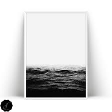 Black And White Ocean Images Water Printable Art Black And White Ocean Wall Art Prints Etsy In 2020 Ocean Wall Art Ocean Wave Wall Art Black And White Wall Art