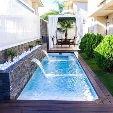 After a long day of work, dipping in a pool is one of the best ways to relieve stress and fatigue. 48 Best Small Swimming Pools Ideas For Small Backyards Small Pool Design Small Backyard Design Swimming Pools Backyard