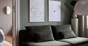 Bemz Moss Green Velvet Cover For Ikea Soderhamn Sofa In 2020 Living Room Decor Modern Green Couch Living Room Cosy Living Room
