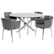 Dusty Gray 5 Piece Casual Dining Set El Dorado Furniture Dining Furniture Casual Dining Rooms Dining Set
