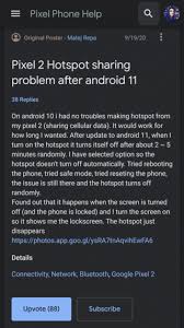 I can't find tether entitlement.please help. Google Pixel Wi Fi Hotspot Tethering Issues After Android 11 Update