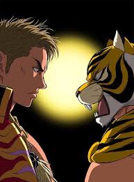 Okada Vs Tiger Mask W Tiger Mask Movie Poster Art Anime