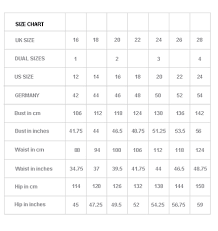 Palace Clothing Sizing Conversion