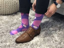 Men Dress Socks Dapper Socks Bamboo Socks Wedding Socks Colorful Socks Bold Socks Polka Dot Socks Happy Soc Purple Socks Dress Socks Bamboo Socks