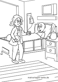 Pada permainan ini anak diajarkan mewarnai gambar. Halaman Mewarnai Rumah Sakit Kedokteran Halaman Mewarnai Gratis