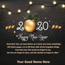 Create Images On Happy New Year 2020 With Name And Photo Happy New Year 2020 Pics With Name New Year Wishes Quotes Happy New Year 2020 Happy New Year Quotes