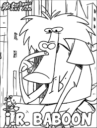 90s Cartoons Coloring Pages 90s Cartoon Art Jam I R Baboon Coloring Page Also Read More In 2020 Cartoon Coloring Pages Pirate Coloring Pages Monkey Coloring Pages