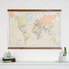 Pin By Common Bond Design On Map Art Picture Frames Wall Maps Classic Living Room Decor