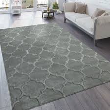 Designer Teppich Marokkanisches Muster Grau Marokkanische Muster Teppich Wohnzimmer Wohnzimmer Teppich