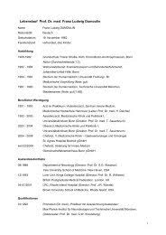 Colonic polyps/surgery* colonoscopy/adverse effects* female; Lebenslauf Gemeinschaftskrankenhaus Bonn Ggmbh
