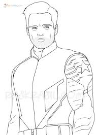 Because this character represents a cool, strong, smart, helpful and kind hearted man. The Falcon And The Winter Soldier Coloring Pages Free Printable