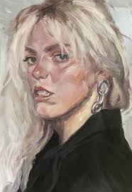 Ho finito il mio dipinto di Reneé Rapp. Cosa ne pensate? : r/reneerapp