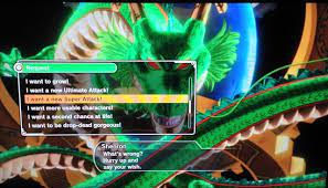 Shenron will grant you any 1 wish if you gather all 7 dragon balls. Dragon Ball Xenoverse How To Get The Dragon Balls And Shenron Wish Guide Dragon Ball Xenoverse