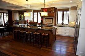 Check out our kitchen ideas dark floors selection for the very best in unique or custom natural wood effect vinyl flooring | realistic wood floors. 34 Kitchens With Dark Wood Floors Pictures Kitchen Flooring Kitchen Table Wood Dark Wood Cabinets