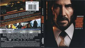 John Wick: Chapter 4 4K UHD Cover & Labels