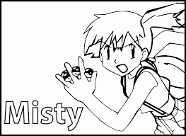 A poke ball can capture a pokemon and store it as energy. Misty Pokemon Poke Balls Coloring Page Wecoloringpage Coloring Home