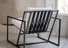 Steel And Leather Chair Elements Of Action Leather Chair Metal Chairs Chair