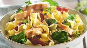 Το πιο φιλικό club προνομίων για το σπίτι! Cintas De Pasta Con Pollo Y Espinacas