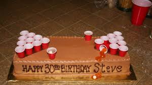30th Birthday Cake For Him Beer Pin By Sharie S Candy Buffets Com On Shariescandybuffets Com Beer Pong Cake 21st Birthday Cakes 21st Birthday Cake For Guys