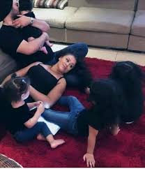 Photos Nadia Buari Finally Shows Off Faces Of Her Faceless Kids Motherhood Photos Cute Photos Beautiful Family