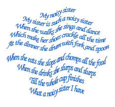 Funny Love Poem Click On The Image To View A Large Version Funny Poems Little Sister Quotes Sister Poems