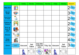 make you a custom chore and behavior chart for your child