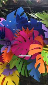 53 ideas de Mamparas con hojas | decoración de unas, decoración de fiesta,  fiesta tropical