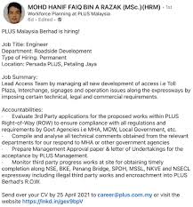 Jawatan kosong at plus malaysia berhad. Mik Mhmdhilmi Twitter