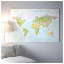 Bjorksta Poster Me Kadro Ikea Ikea World Map Big Artwork Ikea