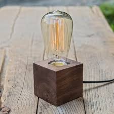 Wood Block Tungsten Lamp Wooden Lamps Design Wooden Lamp Wood Lamps