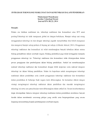 Disiplin dari pelbagai aspek yang berlainan. Pdf Integrasi Teknologi Maklumat Dan Komunikasi Dalam Pendidikan