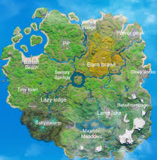 Fortnite players are looking forward to the launch of chapter 2 season 7. I Made My Own Poi Names On The Chapter 2 Season 1 Map I Hid A Secret Name Of A Landmark That Me And My Friends Have A Special Name For Btw