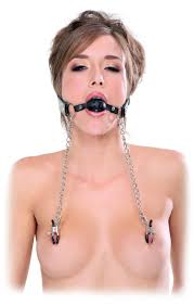 FETISH FANTASY EXTREME DELUXE BALL GAG & NIPPLE CLAMPS - Romantic Depot |  Adult Sex Toy Superstore