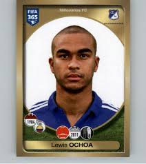 2016-17 Panini FIFA 365 Stickers CentralSouth America #137 Lewis Ochoa  Millonarios F.C. Official Soccer Album Sticker in Raw (NM or Better)  Condition