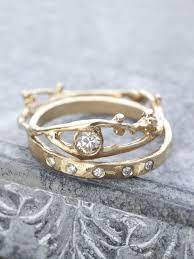 14k Fairy Diamond Branch Ring Vintage Engagement Rings Jewelry Engagement Ring White Gold