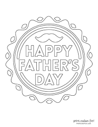 Father's day is june 20th. 16 Free Printable Father S Day Coloring Pages Print Color Fun