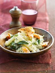 Risotto Mit Lachs Und Spargel Rezept Rezepte Lachs Gerichte Risotto