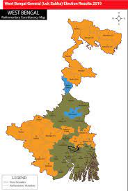 Trinamool has won 22 seats while the bjp bagged 18 seats and congress two seats. Kiran Kumar S A Twitter See The Difference Between 2014 And 2019 Parliamentary Election Result Map Of West Bengal Tmc Now Completely Wiped Out Of North And Western Part Of West Bengal